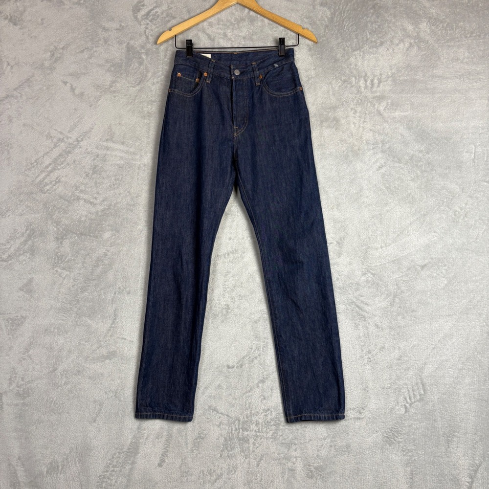 Levis Premium 501 Jeans Original Fit Dark Indigo W24 L30 12501-0330